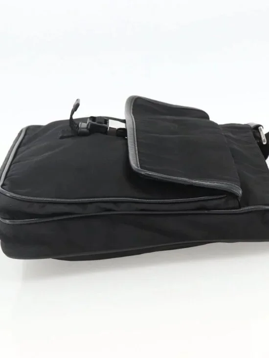 PRADA Shoulder Bag Nylon Black Silver Auth bs32792 - Picture 6 of 16